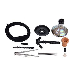 AlMalik Shisha 510mm - Tabounte Perlmutt Silber (1 Stk)
