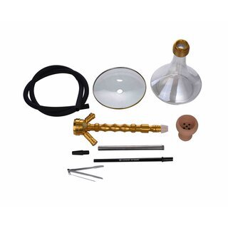 AlMalik Shisha 580mm - Zaida Perlmutt Gold (1 Stk)