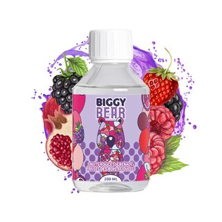BiggyBear Liquid 0mg - Fruits Rouges Grenade Fraise des...
