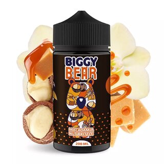 Biggy Bear - Liquid (0mg/200ml) Macadamia Nut Brittle