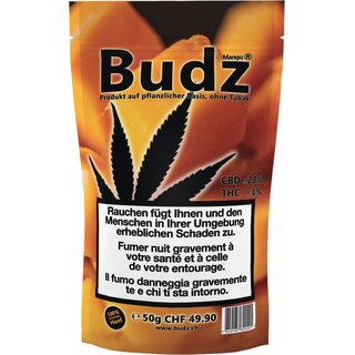 Budz - Mango Outdoor CBD (CHF 49.90/50g)