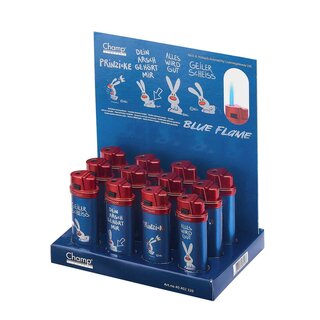 Champ Feuerzeug Jetflame Blue - NIC Funny Bunny (1 x 12Stk)