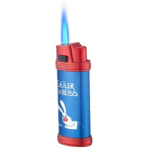 Champ Feuerzeug Jetflame Blue - NIC Funny Bunny (1 x 12Stk)