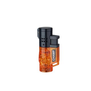 Champ Feuerzeug Jetflame Blue - Skull (1 x 12Stk)