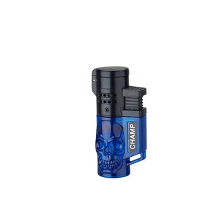 Champ Feuerzeug Jetflame Blue - Skull (1 x 12Stk)