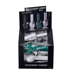 Champ High - Bong Mini Skull Silikon - 40mm - 15cm  (12...