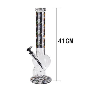 Champ High - Glas Bong Skull - 40mm - 41cm