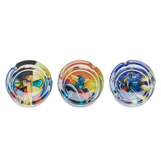 ChampHigh Aschenbecher Glas 8cm - Goldorak (1 x 6Stk)