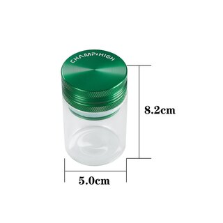 ChampHigh Grinder Alu 50mm - 2Parts Storage (1 x 6Stk)