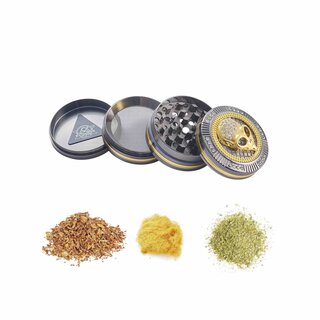Grinder Alu 50mm - 4Parts Bling Bling Alien (1 Stk)