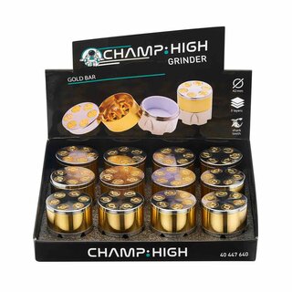 ChampHigh Grinder Alu 42mm - 3Parts Bullet (1 x 12Stk)