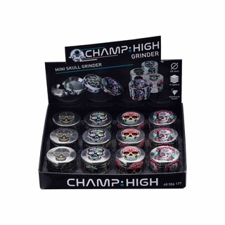 Champ High - Grinder Mini Skull - 40mm - 4 Layers (12 Stk.)
