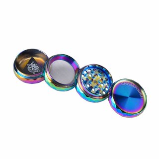 Champ High - Grinder Rainbow Diamond - 42mm - 4 Layers - Display (9 Stk.)