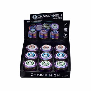 Champ High - Grinder Red Eyes Rainbow - 50mm - 4 Layers...