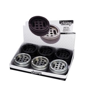 ChampHigh Aschenbecher Metall (1 x 6Stk)