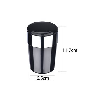 ChampHigh Autoaschenbecher Metall 7.7cm - LED (1 x 6Stk)