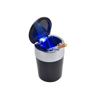 ChampHigh Autoaschenbecher Metall 7.7cm - Mexican Skull LED (1 x 6Stk)