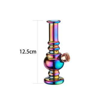 Champ High - Mini Rainbow Glass Bong - 12.5cm - (12 Stk.)