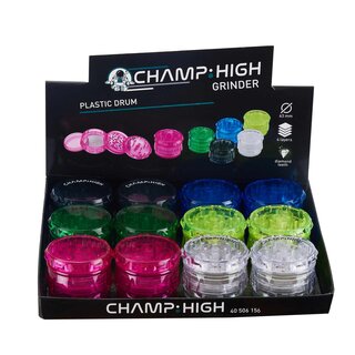 Champ High - Plastic Grinder Drum Color - 63mm - 4 Layers...