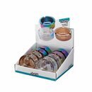 ChampHigh Aschenbecher Glas 9cm - Rainbow (1 x 8Stk)