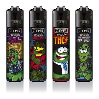 Clipper Feuerzeug Softflame - Great Music (1 x 48Stk)