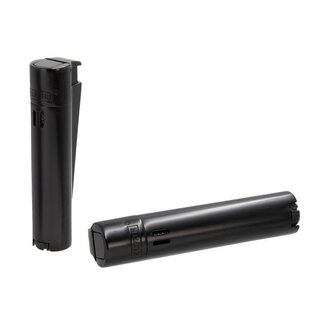 Clipper Feuerzeug Jetflame Blue Metal Matt - Black (1 x 12Stk)