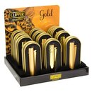 Clipper Feuerzeug Jetflame Blue Metal Icy - Amsterdam...