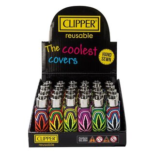 Clipper Feuerzeug Softflame Silikon Cover - Circle Leaves...