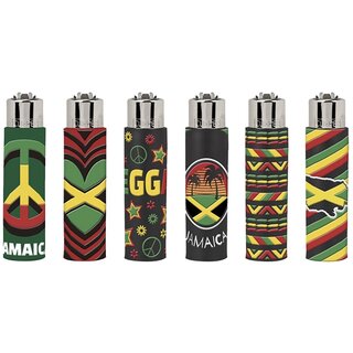 Clipper Feuerzeug Softflame Silikon Cover - Hello Jamaica (1 x 30Stk)