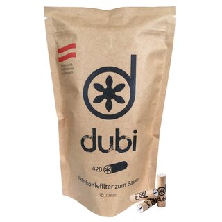 dubi Aktivkohlefilter - 7mm (420 Stk.)