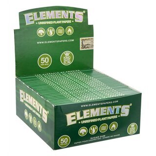 Elements KingSize Slim - Green (50 x 33Stk)