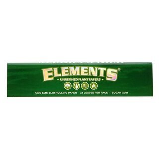 Elements KingSize Slim - Green (50 x 33Stk)