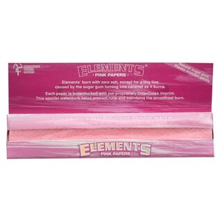 Elements KingSize Slim - Pink (50 x 32Stk)