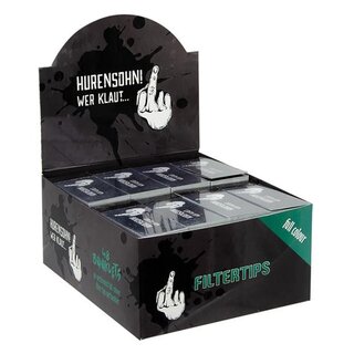 Filter Tips - Hurensohn wer klaut - 60x25mm (40 x 48 Stk.)