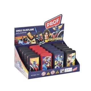 Goldorak Feuerzeug - Jetflame Blue - Display (20 Stk.)