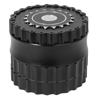 Grinder Alu Chain - 62mm - 6 Layers - Black