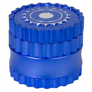 Grinder Alu Chain - 62mm - 6 Layers - Blue
