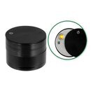 Grinder Alu Schwarz USB Feuerzeug - 50mm - 3 Layers
