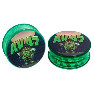 Grinder Plastic 50mm - 3Parts AK47 Buds (1 x 12Stk)
