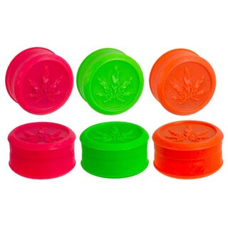 Grinder Plastic - Soft Touch Neon - 50mm - 3 Layers - Display (24 Stk.)