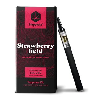Happease - Vaping Starter Kit 85% CBD - Strawberry Field