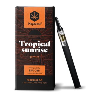 Happease VapeKit 85% CBD - StarterKit Tropical Sunrise (1...