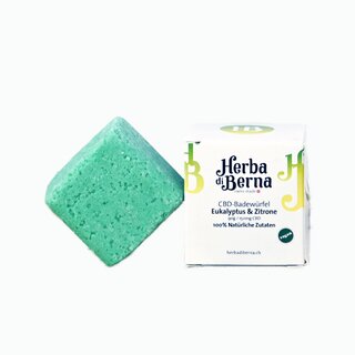 Herba di Berna - CBD Badewrfel Eukalyptus & Zitrone (150mg)