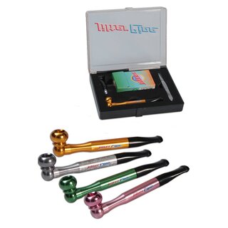 Jilter Pipe Alu 8.5cm +Jilter - One-Hit Gold (1 + 42Stk)