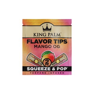 KingPalm FlavorTips 7mm - Mango OG (50 x 2Stk)