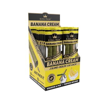 KingPalm Wrap Slim - Banana Cream (20 x 2Stk)