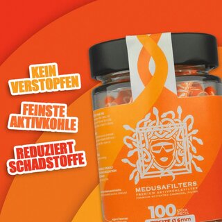 Medusa ActiveFilter 6mm Glas - Sunset (1 x 100Stk)