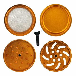 MedusaFilters Grinder Ceramic 64mm - 4Parts Orange (1 Stk)