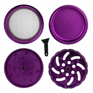 MedusaFilters Grinder Ceramic 64mm - 4Parts Violet (1 Stk)