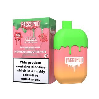 PackSpod EinwegVape 20mg - 600 Guava Bubblegum/Sweet Gum (1 Stk)